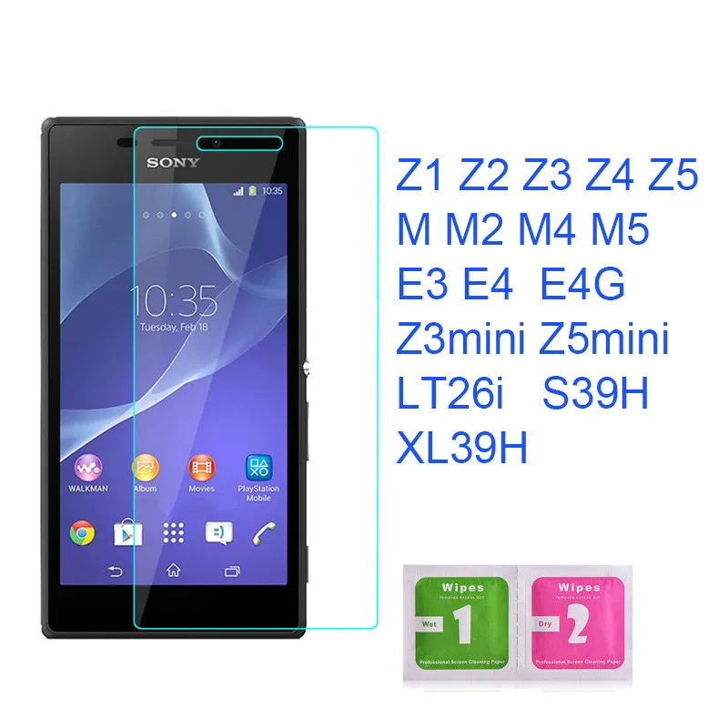 Переднее/заднее закаленное стекло для Sony Xperia Z Z1 Z2 Z3 Z4 Z5 Compact M4 M5 защита экрана S39H