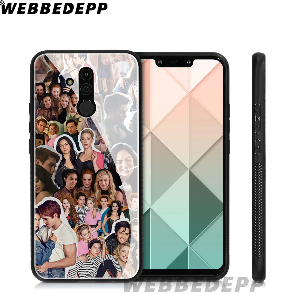 WEBBEDEPP Riverdale Tv Show Tempered Glass Case for Huawei Mate 20 P20 P10 P Smart 2019 2018 &amp Honor 10 9 8X 7A Lite Pro |
