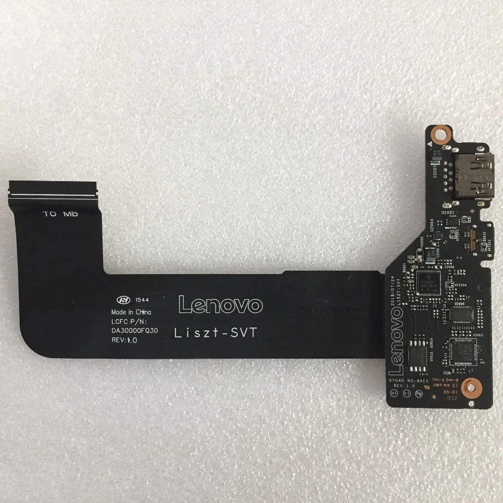Новинка Оригинальный планшет для ноутбука lenovo YOGA4 PRO YOGA900 131SK USB кардридер плата BYG40
