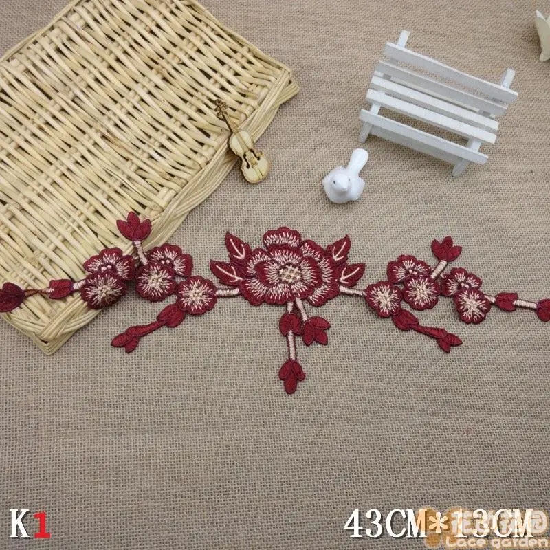 (1 шт./лот) китайский стиль синий зеленый красный коричневый винные патчи для