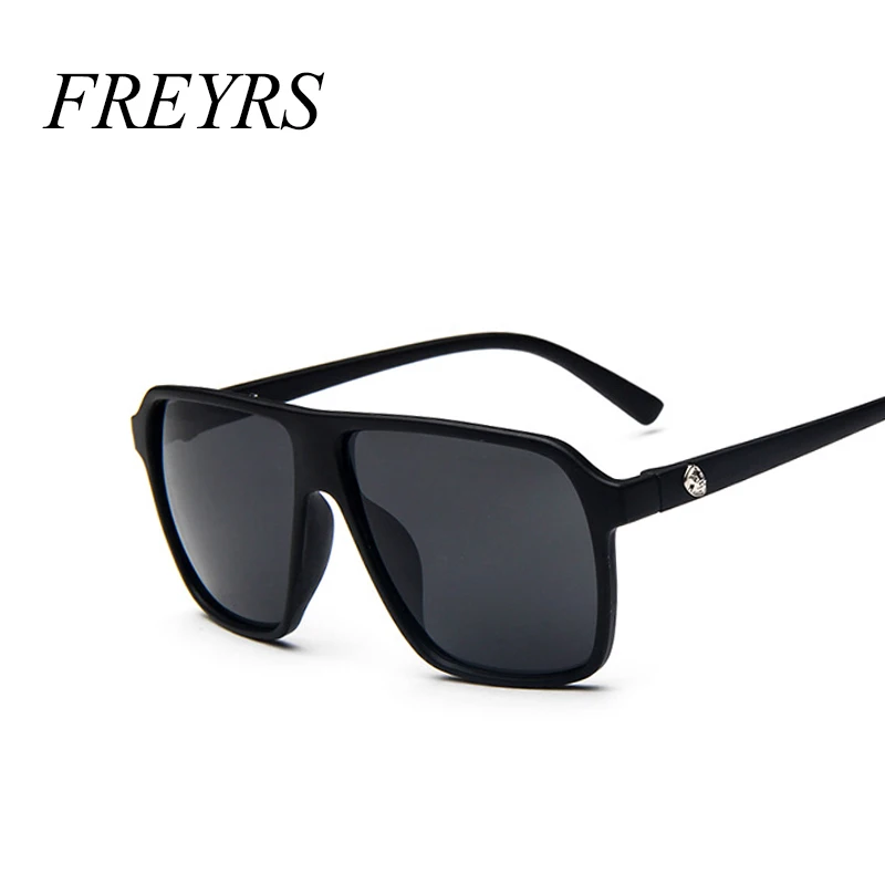 

Солнцезащитные очки FREYRS 5003 мужские, квадратные, зеркальные, в стиле стимпанк, большие, с черепом