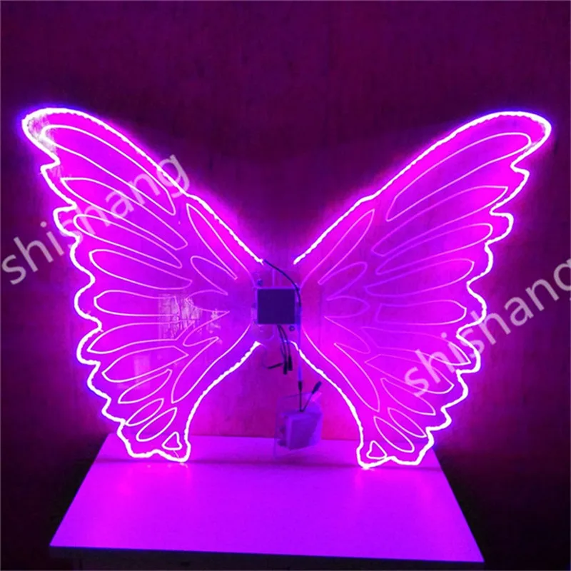 CY05 яркий светодиодный светильник светящийся с крыльями бабочки для бального