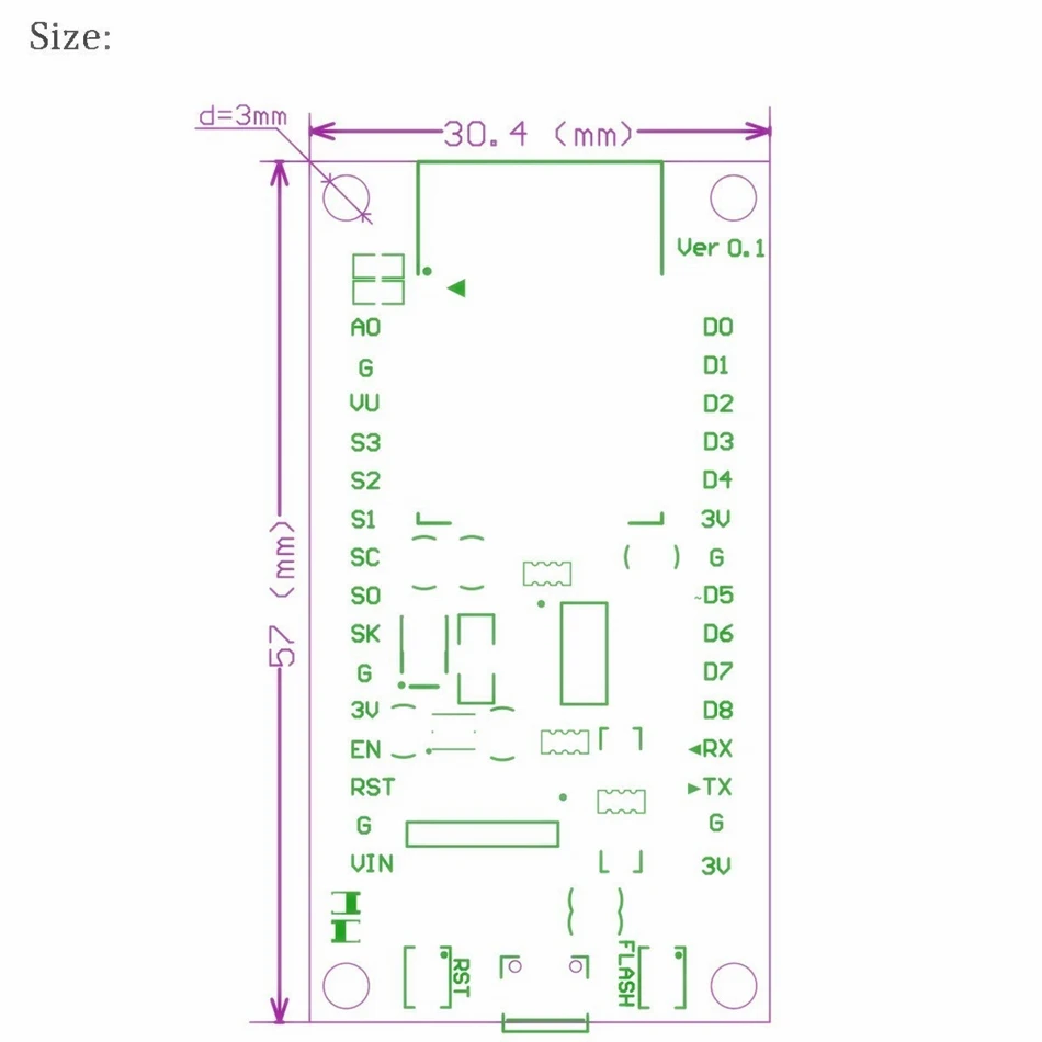 Беспроводной модуль NodeMcu v3 Lua WIFI плата для разработки Интернета вещей ESP8266 с
