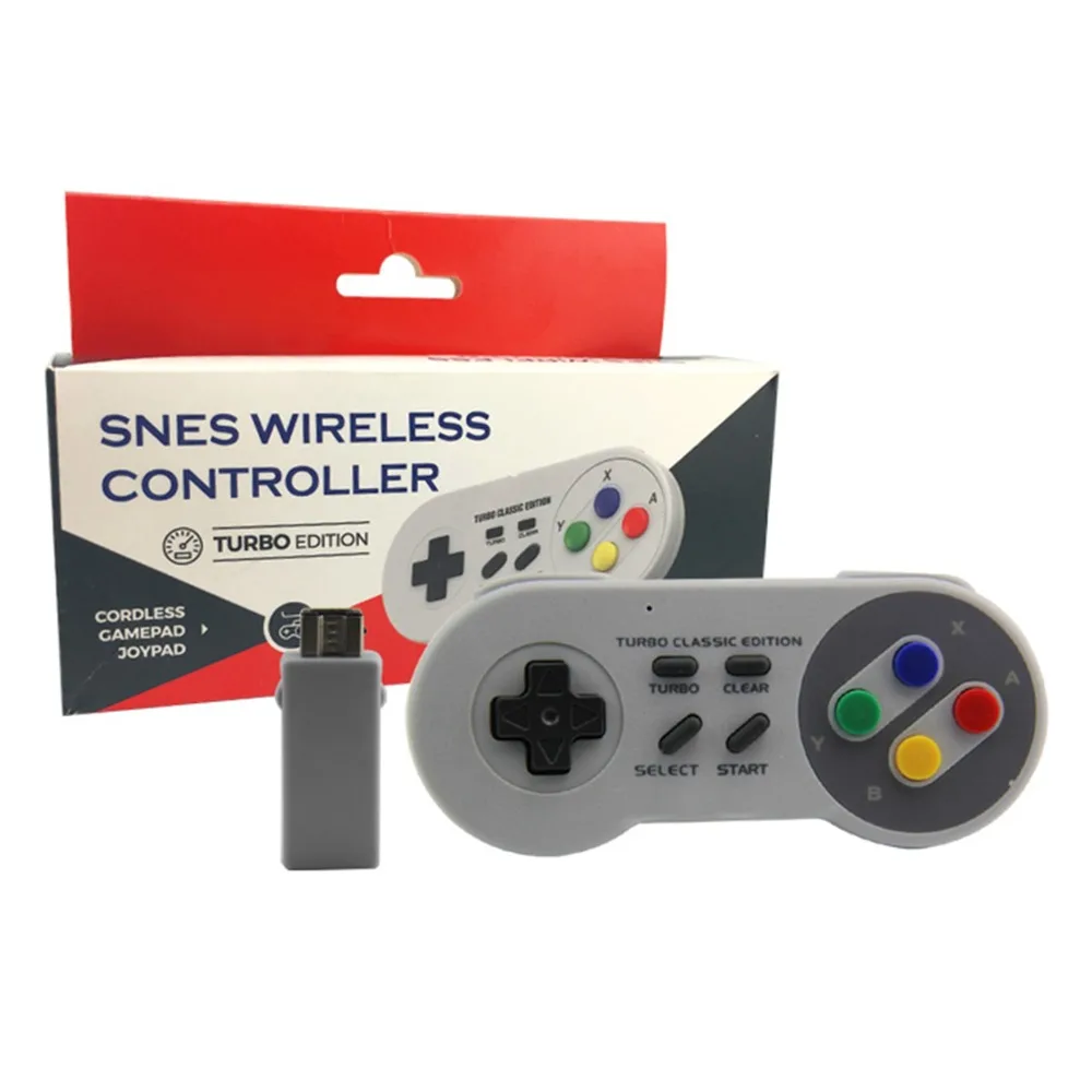 Беспроводной игровой контроллер для консоли NES/ SNES/Wii Classic mini Edition 2 4 ГГц игровые