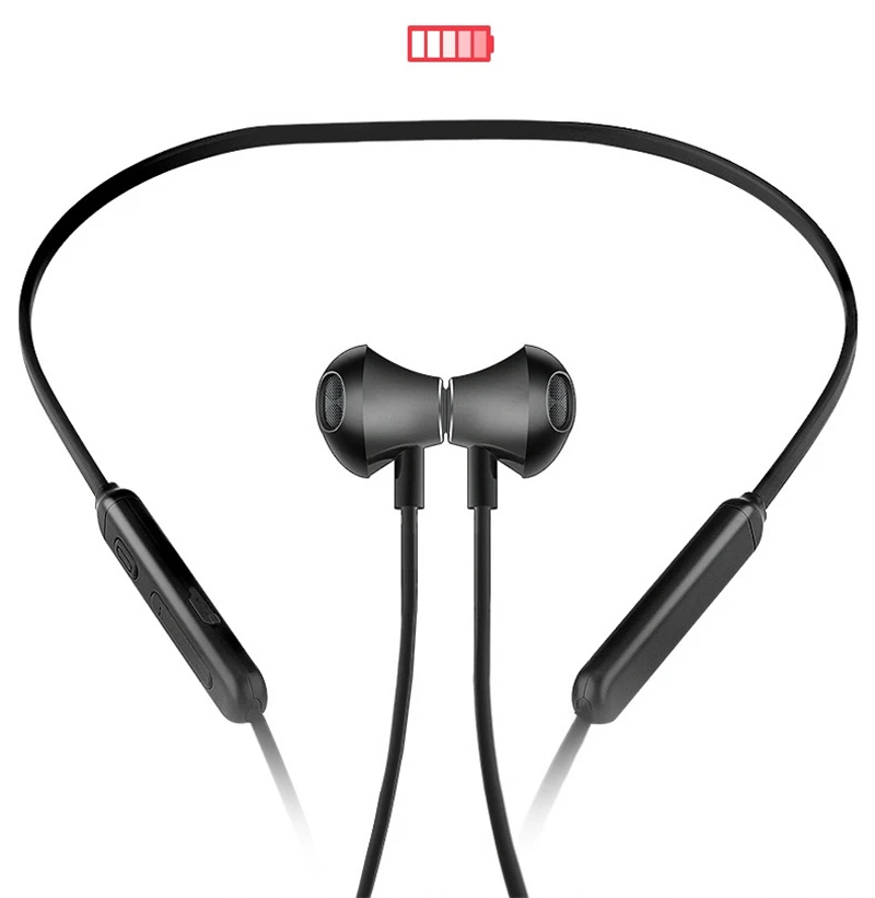 Модные наушники с шейным ободом Bluetooth 5 0 стерео бас беспроводные для iphone Samsung Xiaomi