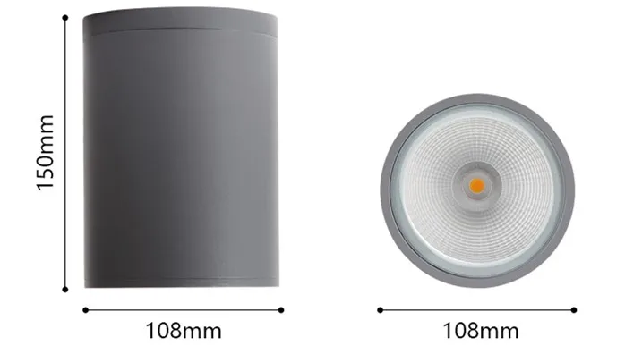 Cylinder LED Ceiling Down Light Fixture Modern Lamp COB Chipset Restaurant Balcony Lighting Fixtures 110-240V | Лампы и освещение
