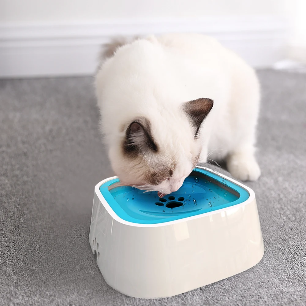 Переносная миска для домашних питомцев портативная поилка 1 5 л с защитой от брызг