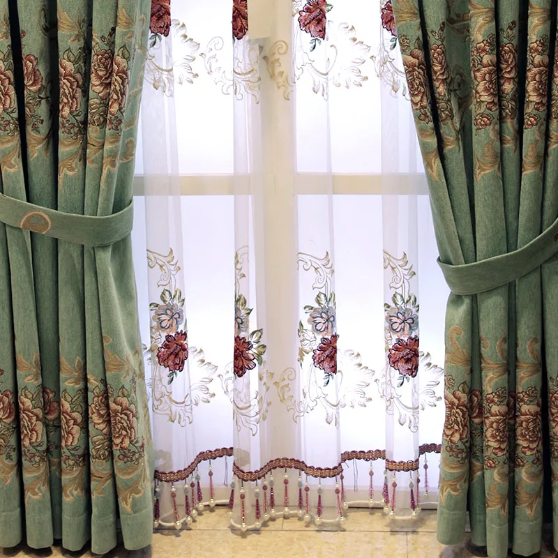 Classic royal European style jacquard Blackout curtains for Bedroom/Hotel high-end custom luxury Living Room/Window | Дом и сад