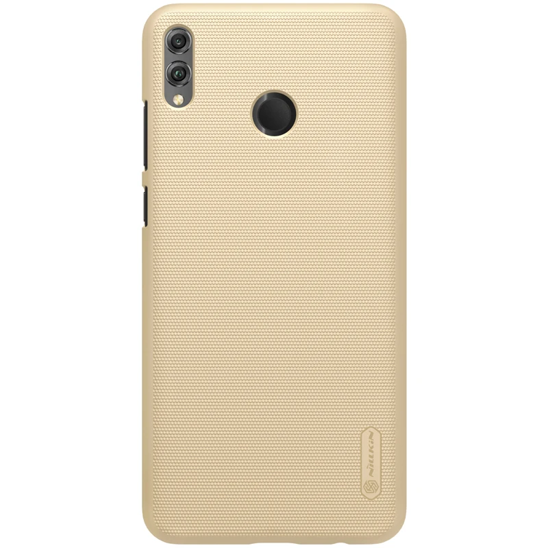 Золотой Huawei Honor 8X Max чехол Nillkin матовый защитный жесткий чехол для Honor 8X Max с держателем для телефона - Цвет: Золотой