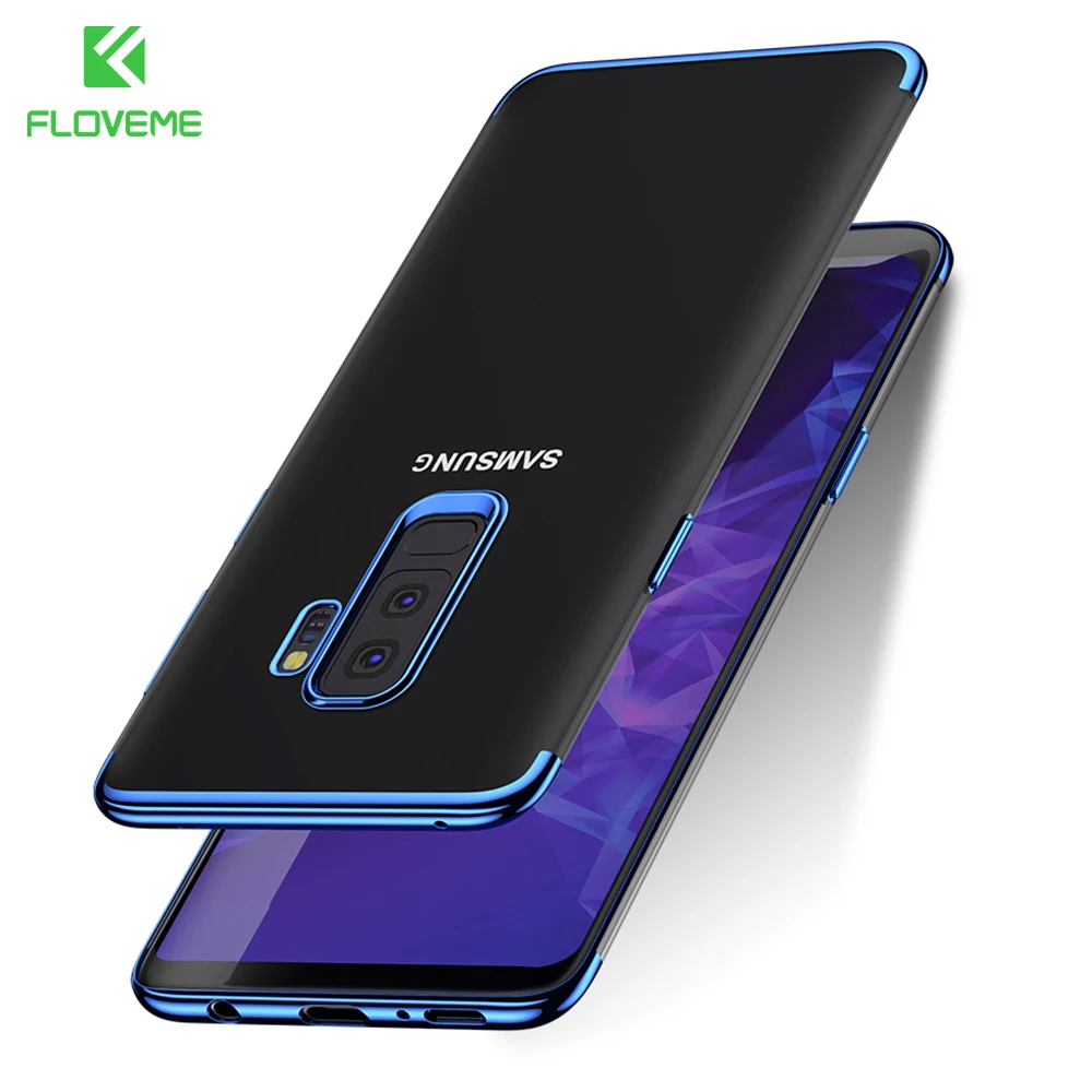 Чехол с покрытием FLOVEME для Samsung Galaxy S9 Plus чехлы сумкой крутой Прозрачный
