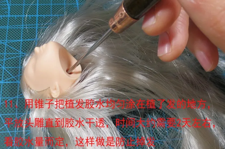 4 шт./компл. BJD кукла blyth смены инструментов породы волос кукольные волосы слесарный аксессуары ob воспроизвести волос инструмент для париков набор «сделай сам»