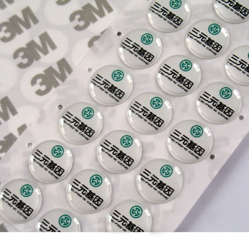 Печать Производителя из эпоксидной смолы на заказ ярлык Стикеры с прозрачным