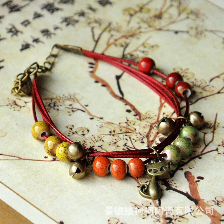Модные дизайнерские ювелирные изделия для девочек браслет ручной работы из