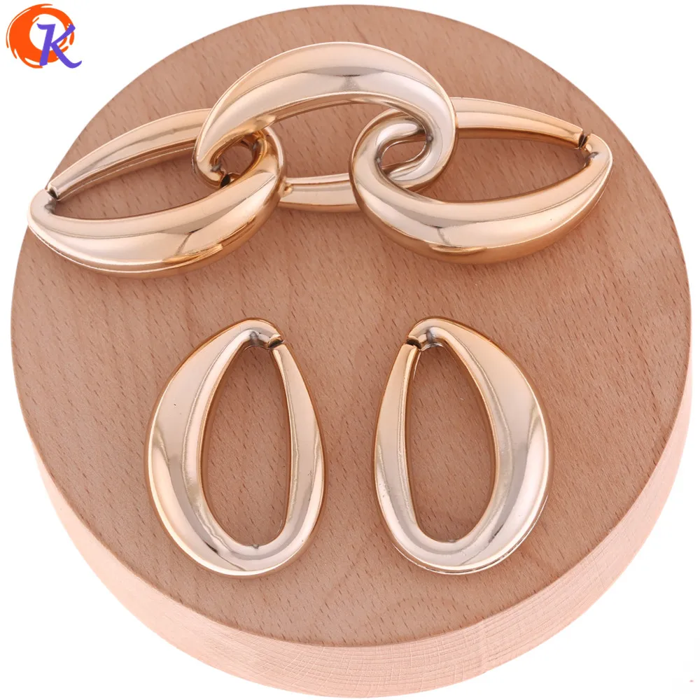 

Cordial Design 26*39MM 100Pcs Acrylic Beads/Jewelry Accessories/Rhodium Plating/Hand Made/DIY/Bead Findings/Earring Findings