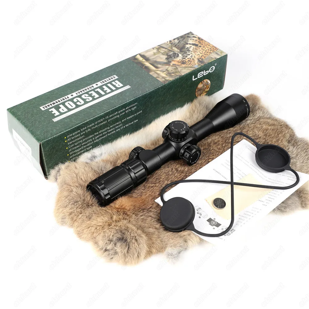 LEBO TP 4-14X44 SFIR красный освещенный прицел для стрельбы охотничий | Спорт и