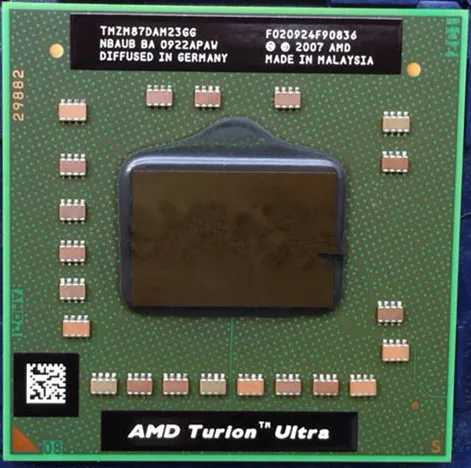 AMD laptop Mobile Turion x2 Ultra ZM 87 ZM87 Socket FS1 CPU 2M Cache/2 4 ГГц/четырехъядерный процессор zm cpu