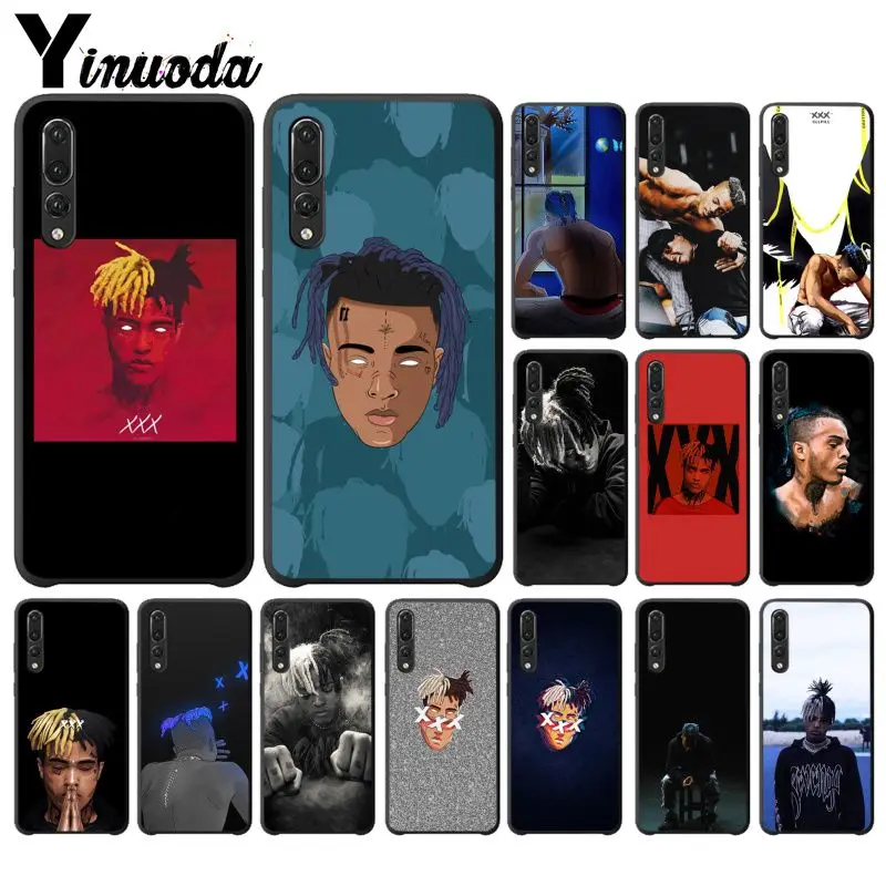 Yinuoda Rap singer XXXTentacion TPU Мягкий силиконовый черный чехол для телефона Haiwei P9 P 10 Plus P20 Pro