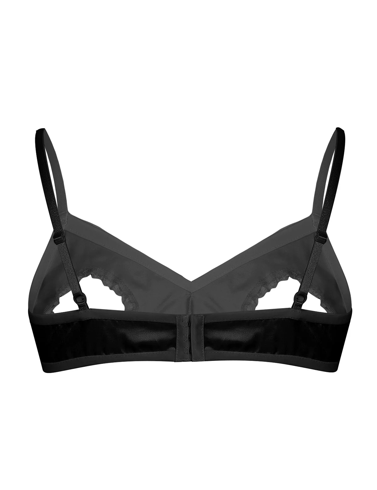 Сексуальное мужское нижнее белье Sissy бюстгальтер без косточек мягкий атласный