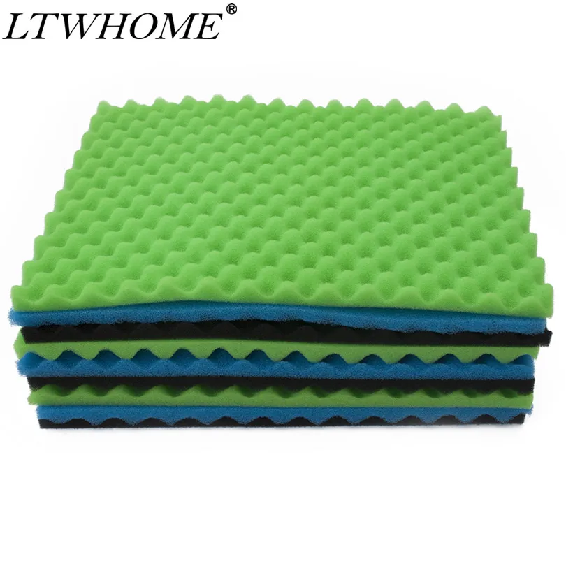 LTWHOME набор губки для фильтрации рыбного пруда 25X18 дюймов|foam filter|foam filter mediafilter foam |