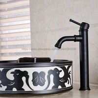 oil rubbed bronze bathroom vessel faucet single handle lavatory mixer tap bnf285