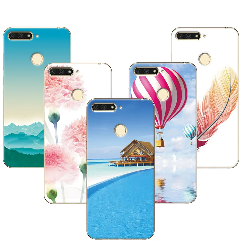 Exotic Natural Landscape Soft TPU Phone Case For Huawei Honor 7A Pro Cover Silicone 7 A Capa Fundas Shell |