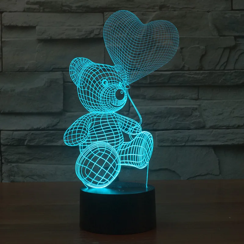 Украшение для спальни 3d маленький ночник импортные товары современная