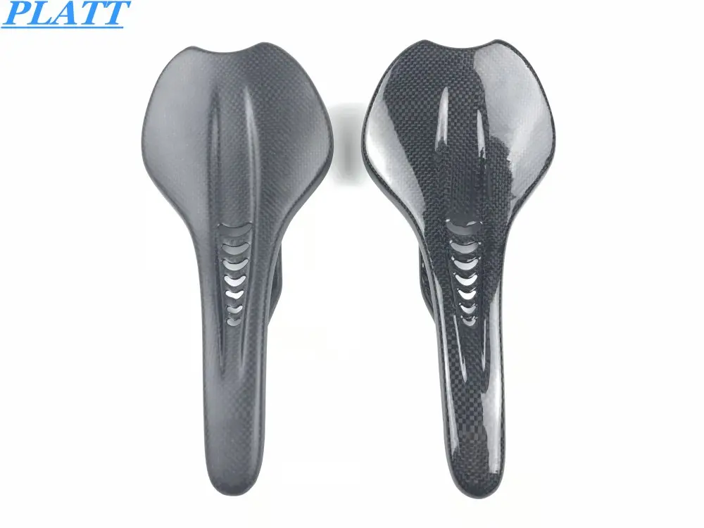 

2018 Nieuwe Ultralight Carbon Zadel Lederen Carbon Rail Seat MTB Road moutain Racing comfortabele Fietsen Fiets Zadel Fietszadel