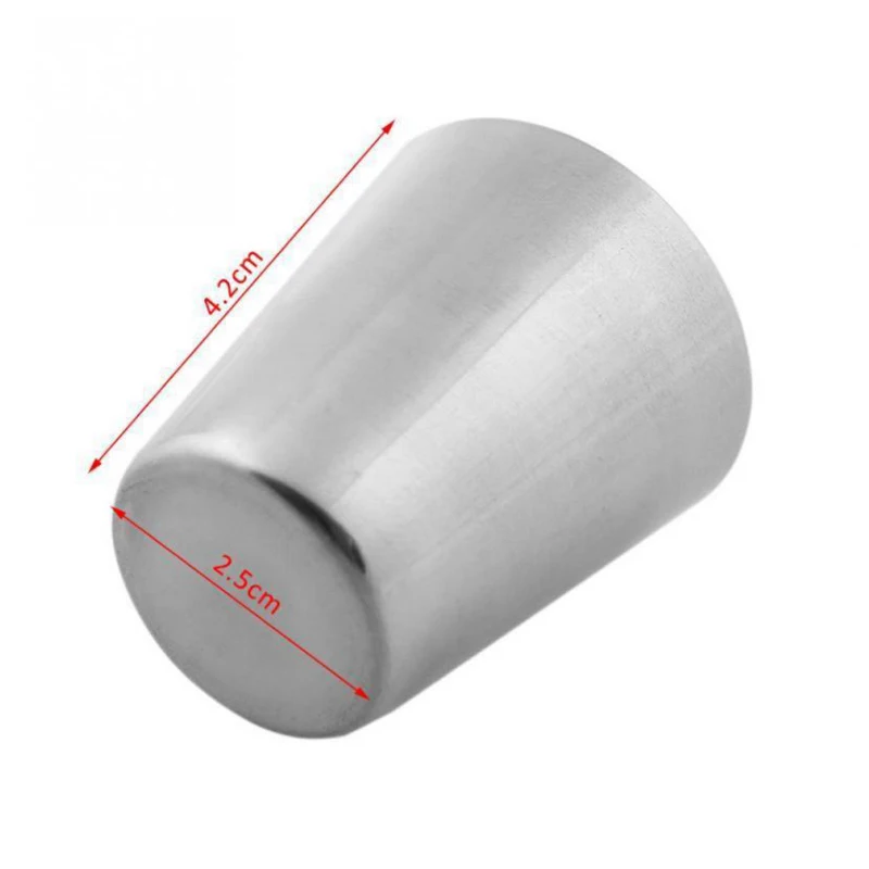 Портативные чашки из нержавеющей стали для вина пива виски 4 шт. | Дом и сад