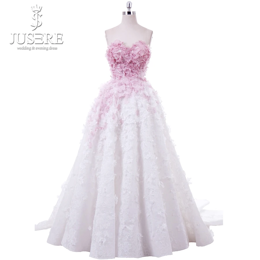 

Lovely Floral Appliques Prom Dress Fading Pink a Line Lace Party Gowns Vestido de Festa Longo 2019