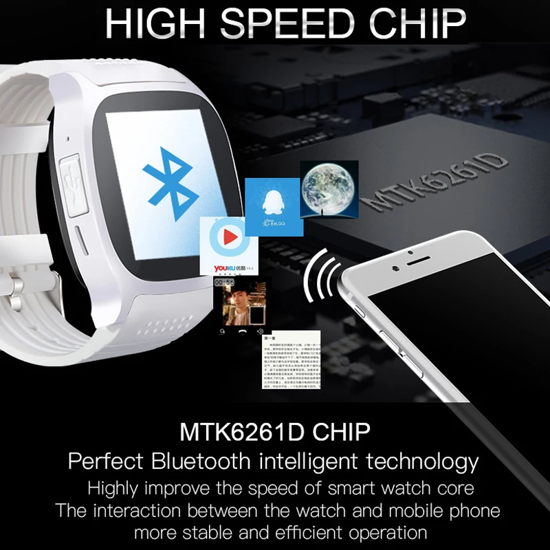 Liedao Bluetooth Смарт часы Smartwatch T8 Android телефонный звонок Relogio 2G GSM SIM TF карта камера для