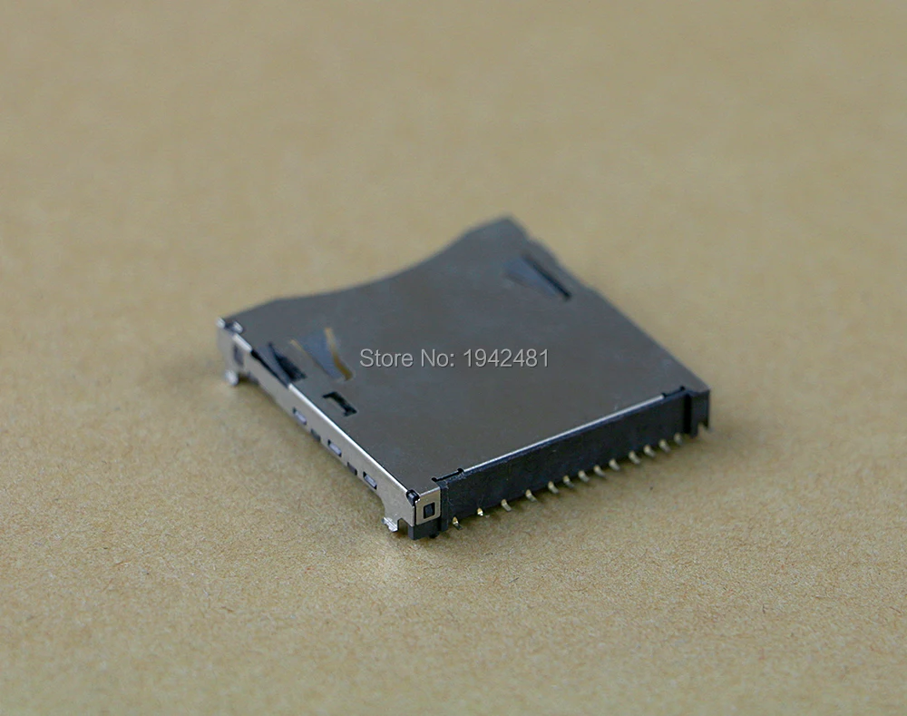 

10PCS High quality Original used SD card slot socket for wii u repair parts