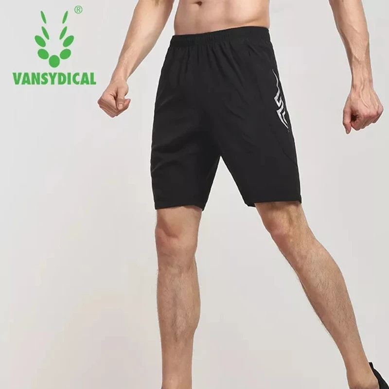 

Vansydical Mens Sports Running Shorts Training Soccer Tennis Workout Gym Shorts Quick Dry Outdoor Jogging Elastic Shorts