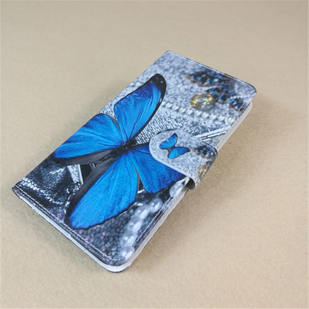 Новый дизайнерский чехол книжка с бабочкой и цветочным флагом для ASUS ZenFone 3 Max ZC553KL