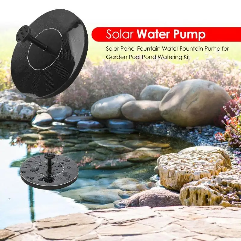 Солнечный Фонтан Водяной насос панель комплект для бассейна Сад Аквариум Пруд