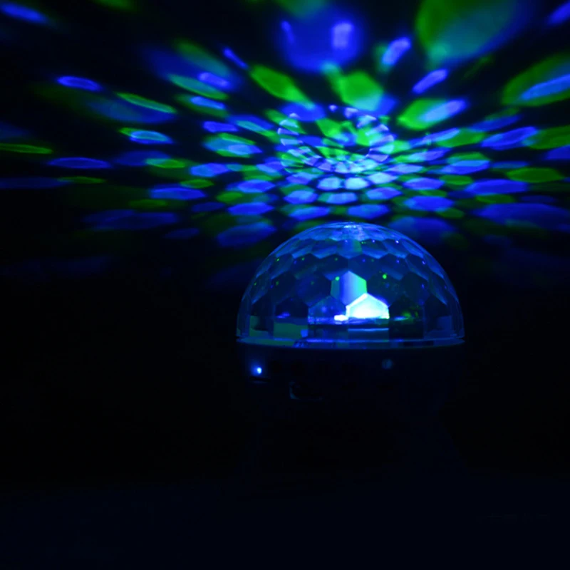 Bluetooth динамик контроллер сценического Света RGB LED магический шар хрустальный свет