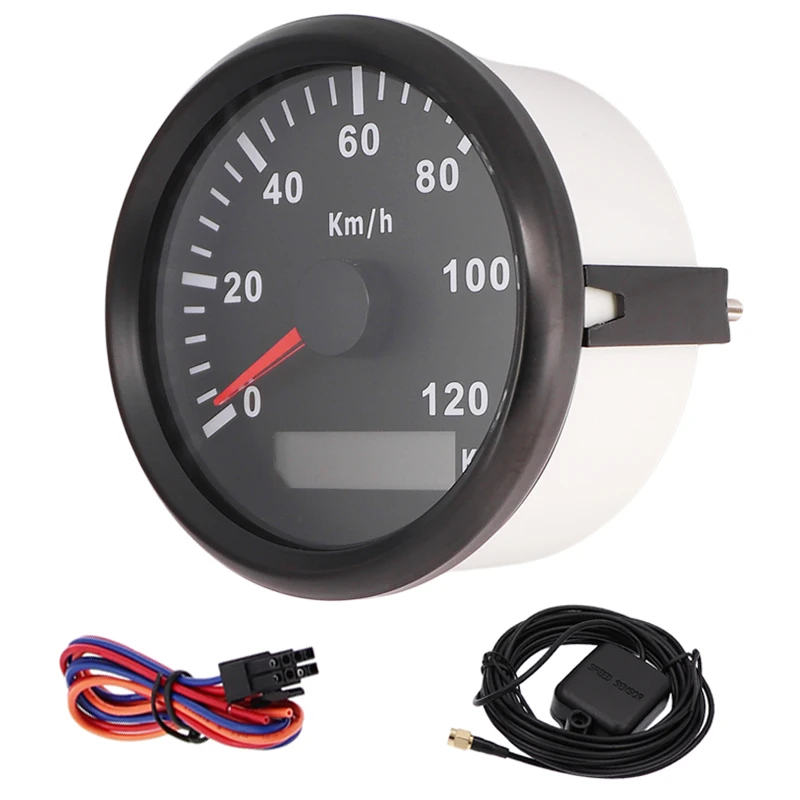 Водонепроницаемый лодка автомобиля gps Скорость ometer 120 км/ч 200 км/ч Скорость манометр для автомобилей Грузовик Лодка 12V 24V с Подсветка