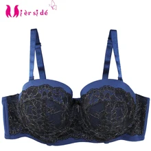 Mierside 1053 Plus size Push Up Bra Pink/Blue with Gold Lace Sexy Bralette Comfortable Women Underwear Everyday38-46B/C/D/DD/DDD (3)