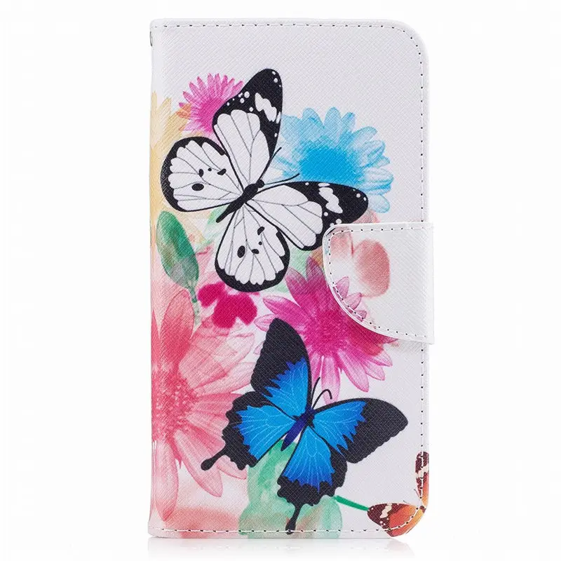 2 Butterflies Чехол-книжка для телефона в стиле ретро для samsung Galaxy j3, j5 Prime, J2 Pro, Xcover4, A750, Note 8, 9, j120, кожаный чехол-бумажник для карт D07Z - Цвет: 2 Butterflies