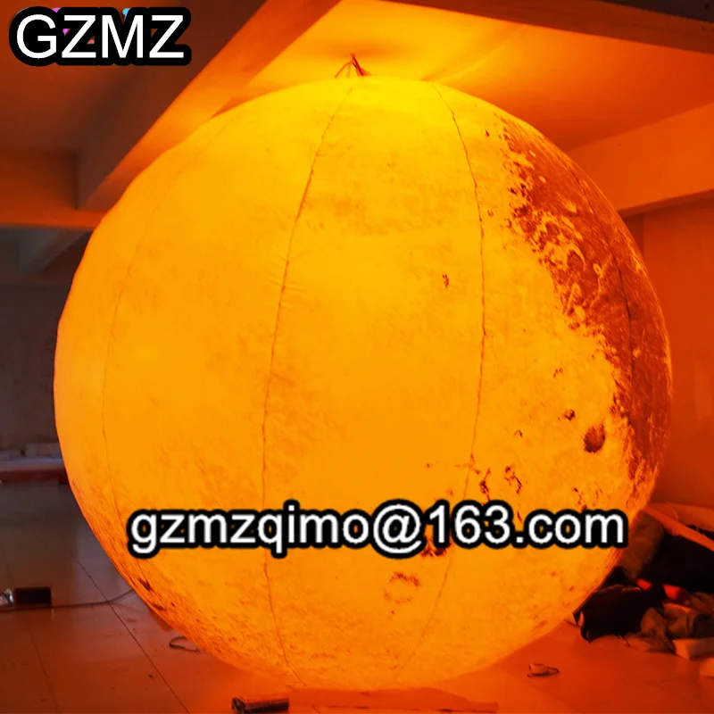 giant helium Inflatable Moon Ball for Mall hanging inflatable planet balloon party decoration/exhibition/events |