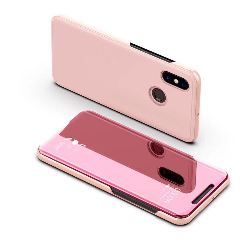 Прозрачный чехол-книжка из поликарбоната для телефона Xiaomi 5C F1 Max Mix 2 3 5X6X9 8 SE Lite Redmi Note 6 7 5 Pro 5 Plus S2 Go