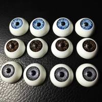 12pcs6pairs 16mm doll eyeballs half round acrylic eyes for diy doll bear crafts mix color plastic doll eyeball doll toy parts