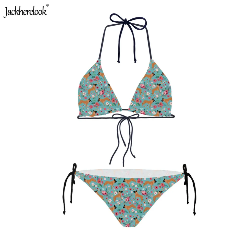 Сексуальный женский пляжный комплект бикини Jackherelook купальник из двух предметов