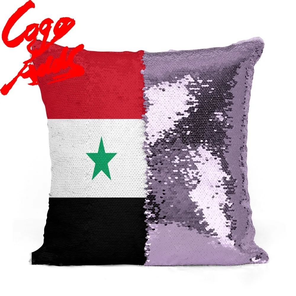 

Syria decorative throw pillows reversible mermaid sequin pillow case cover dropshipping