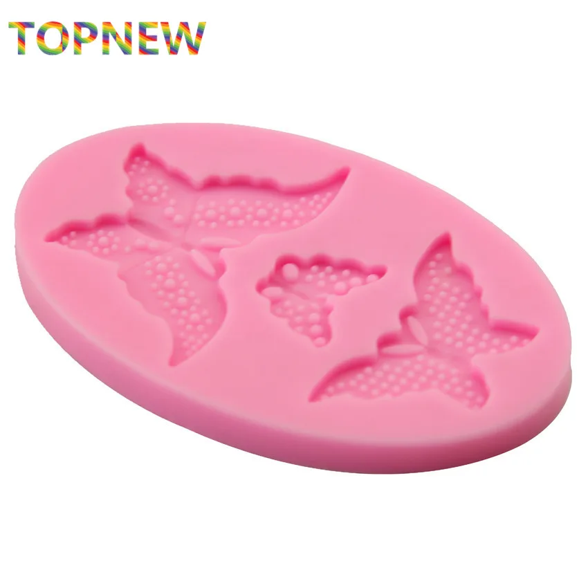 Красивая в форме бабочки силиконовая форма для мыла инструменты украшения