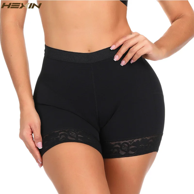 HEXIN Control короткие женские корректирующие трусики для ягодиц и бедер кружевное