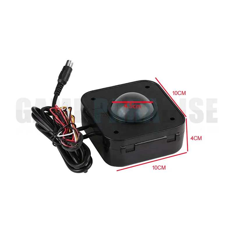 Аркадная трекбол мышь освещенная 4 5 см круглая LED PS/2 PCB разъем для аркадной