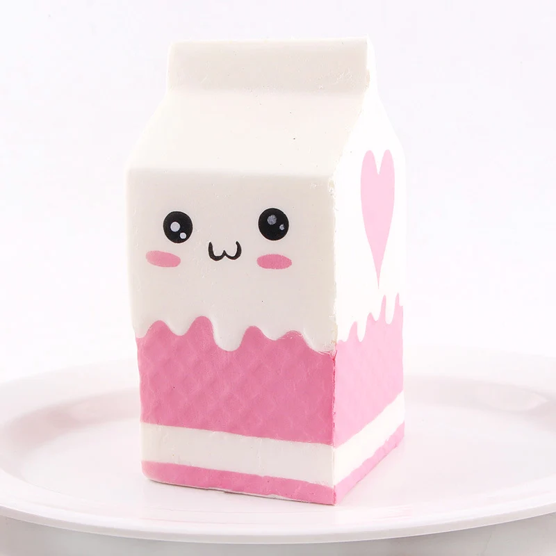 Антистресс милые мягкие игрушки милый ящик для молока медленное восстановление