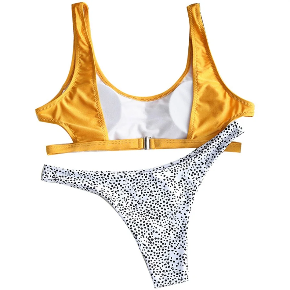 Сексуальные стринги Купальники женские пуш ап бикини набор Холтер купальник