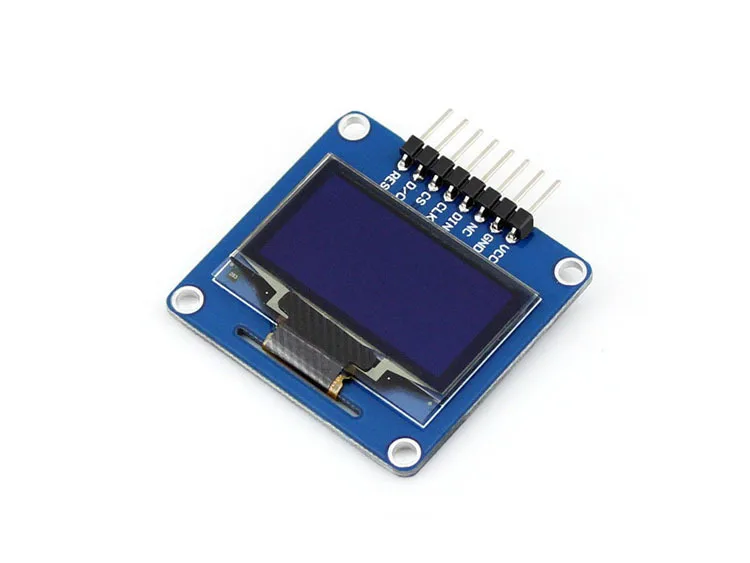 Waveshare 1 3 дюйма OLED (A) SPI/I2C интерфейсы изогнутый/горизонтальный штыревой разъем |