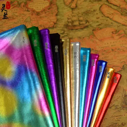 Блестящая ткань из лайкры и спандекса бронзовая/Танцевальная сцена особая для